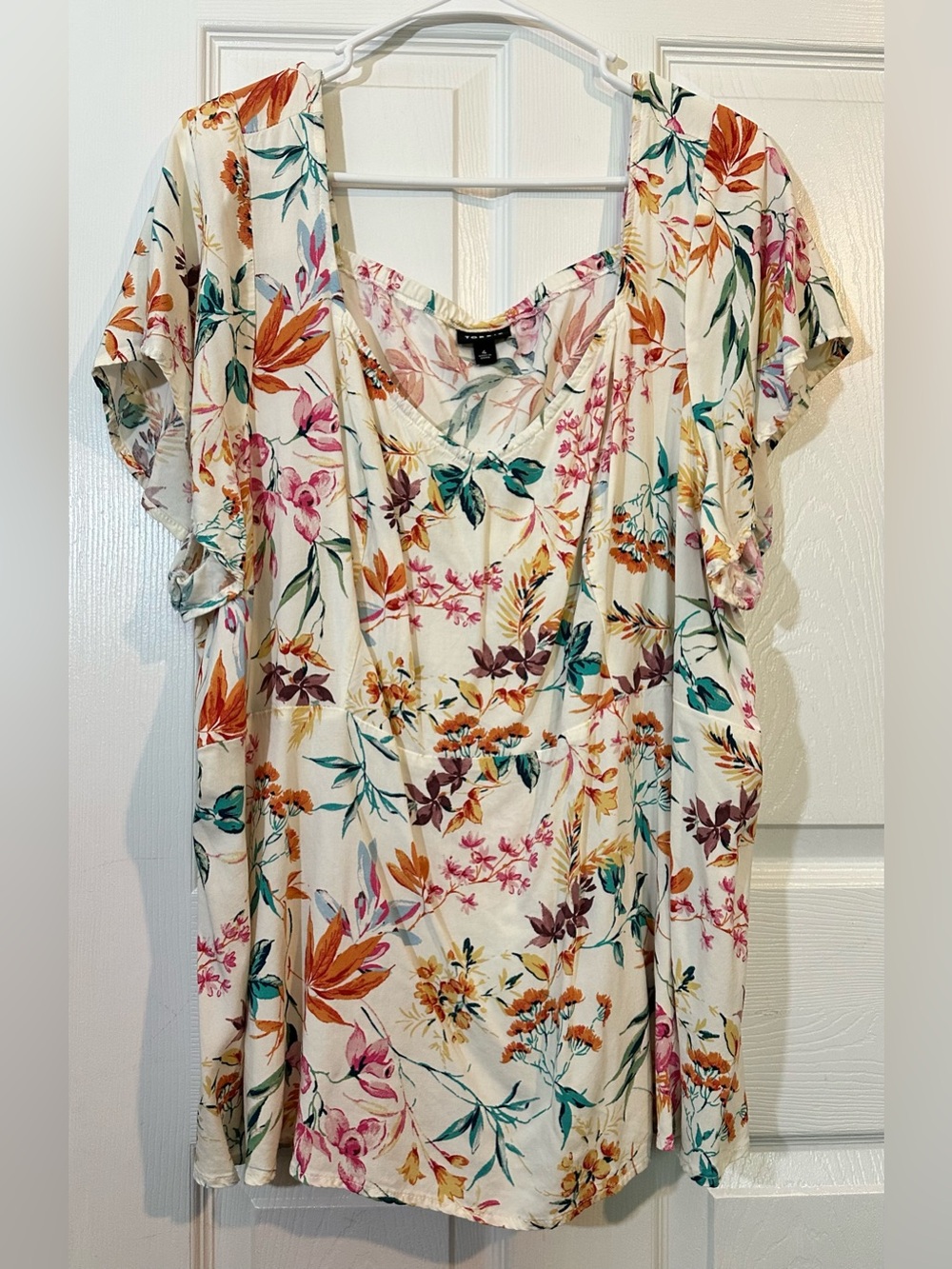 Peplum Floral Top